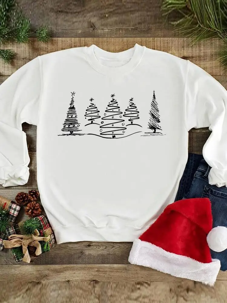 Tree Style 90s Print Fashion Happy Holiday Merry Christmas Graphic Sweatshirts Women Wear Pullovers New Year Clothing
Tree Style 90s Print Fashion Happy Holiday Merry Christmas Graphic Sweatshirts Women Wear Pullovers New Year Clothing