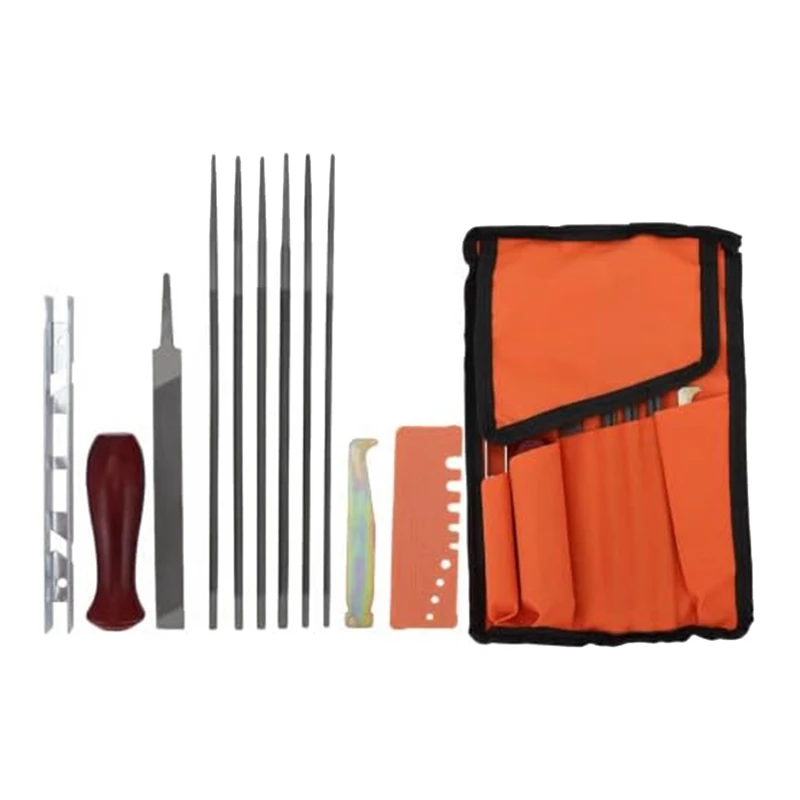 12 Pack Chainsaw File, Chainsaw Sharpener Kit Round Chainsaw File Quick Check Gauge
12 Pack Chainsaw File, Chainsaw Sharpener Kit Round Chainsaw File Quick Check Gauge