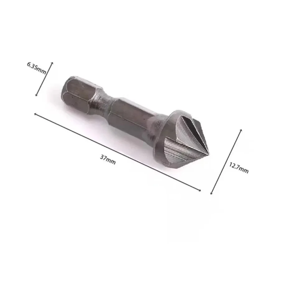 1/10PCS Six Flute Flute Bevel Recessed Deburr 90 Degree Countersink Drill Chamfer Bit Hex Carpentry Remove Bur For Woodworking
1/10PCS Six Flute Flute Bevel Recessed Deburr 90 Degree Countersink Drill Chamfer Bit Hex Carpentry Remove Bur For Woodworking