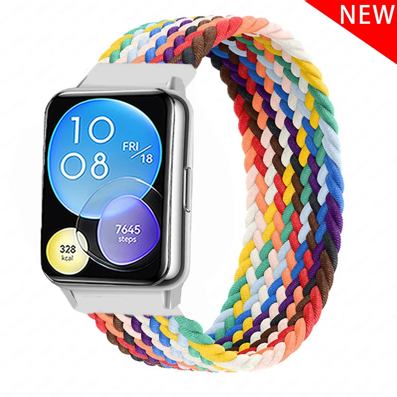 Плетеный ремешок для смарт-часов Huawei Watch Fit 2, нейлоновый эластичный браслет
Плетеный ремешок для смарт-часов Huawei Watch Fit 2, нейлоновый эластичный браслет