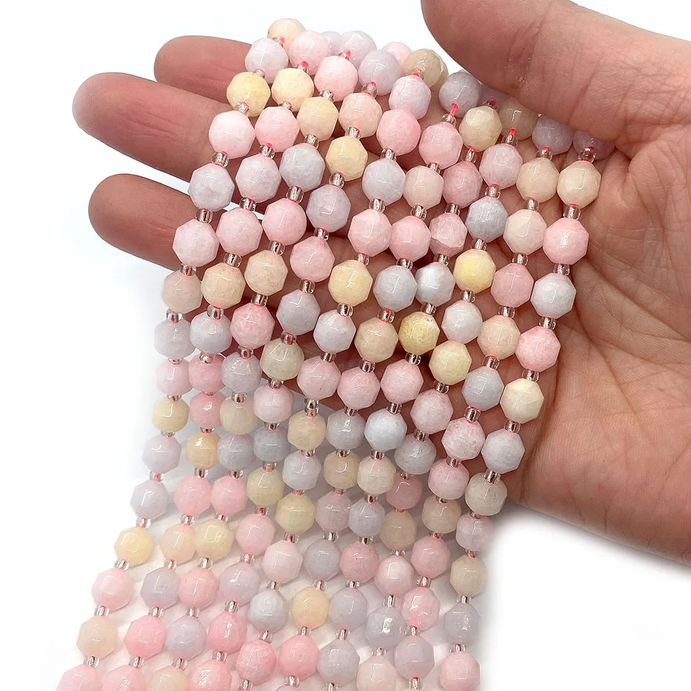 Natural Stone Faceted Morganite Beads 6mm 8mm 10mm Charm Morganite For Jewelry Making DIY Bracelet Ladies Necklace Accessories
Natural Stone Faceted Morganite Beads 6mm 8mm 10mm Charm Morganite For Jewelry Making DIY Bracelet Ladies Necklace Accessories