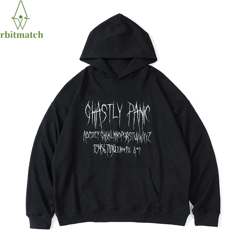 Arbitmatch Hip Hop Hoodie Gothic Streetwear Sweatshirt Graffiti Letter Print Hooded Men Harajuku Cotton Winter Pullover Black
Arbitmatch Hip Hop Hoodie Gothic Streetwear Sweatshirt Graffiti Letter Print Hooded Men Harajuku Cotton Winter Pullover Black