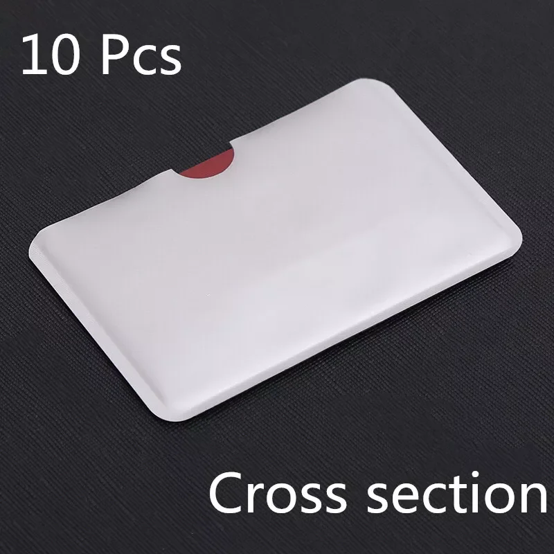 10pcs Horizontal Silver Anti Scan RFID Sleeve Protector Credit ID Card Aluminum Foil Holder Anti-Scan Card Sleeve
10pcs Horizontal Silver Anti Scan RFID Sleeve Protector Credit ID Card Aluminum Foil Holder Anti-Scan Card Sleeve