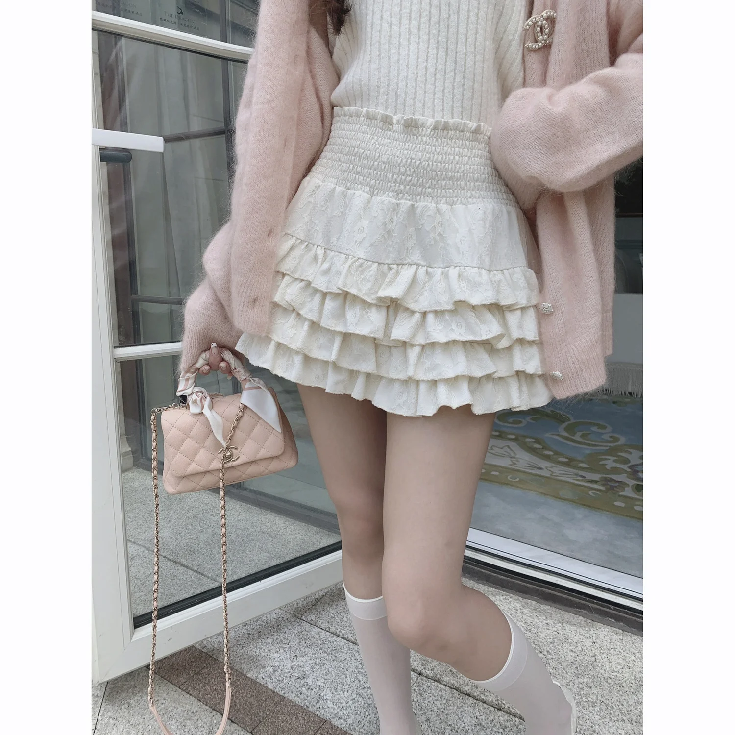 Pink Japanese Kawaii Sweet Mini Skirt Women Lace Korean Fashion Cute Skirt Female Summer Slim College Style Lolita Fairy Skirts
Pink Japanese Kawaii Sweet Mini Skirt Women Lace Korean Fashion Cute Skirt Female Summer Slim College Style Lolita Fairy Skirts
