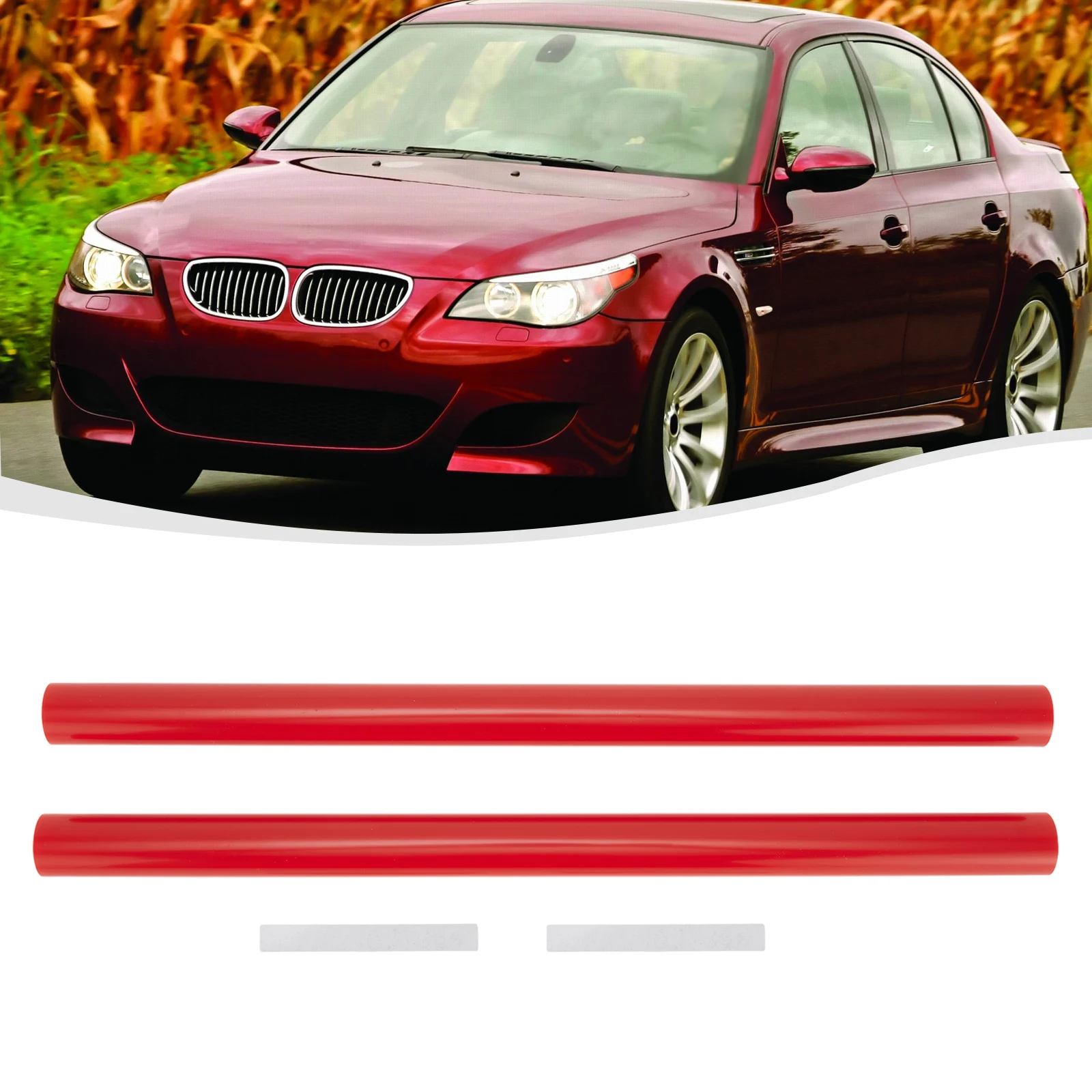 2 Pcs Grille Trim Strips No Deformation 36CM High Temperature Resistance For BMW E60 E65 E66 Front Grille Trim Strips Cover Red
2 Pcs Grille Trim Strips No Deformation 36CM High Temperature Resistance For BMW E60 E65 E66 Front Grille Trim Strips Cover Red