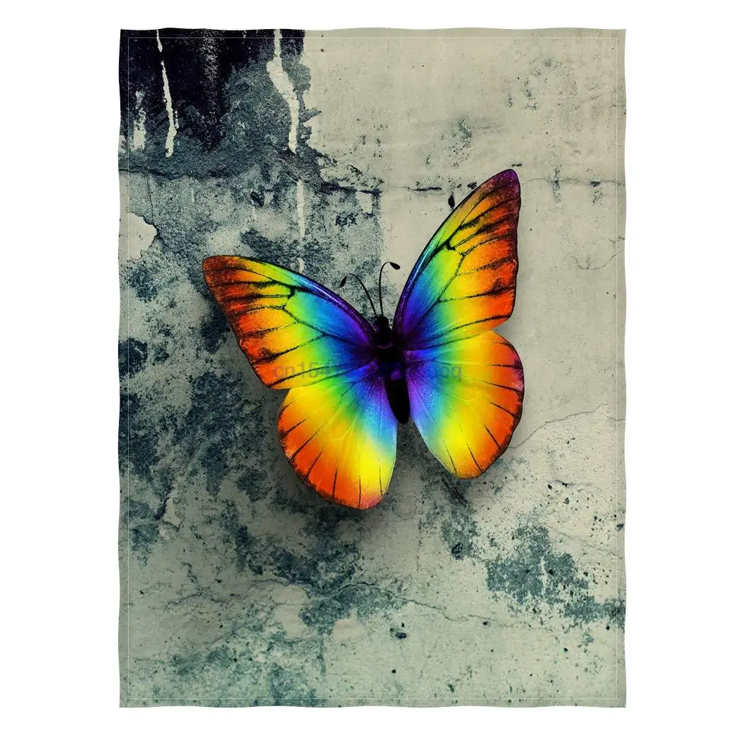 Butterfly animation throws blankets, soft winter sheets/blanket covers on the living room sofa/outdoor picnic mat
Butterfly animation throws blankets, soft winter sheets/blanket covers on the living room sofa/outdoor picnic mat