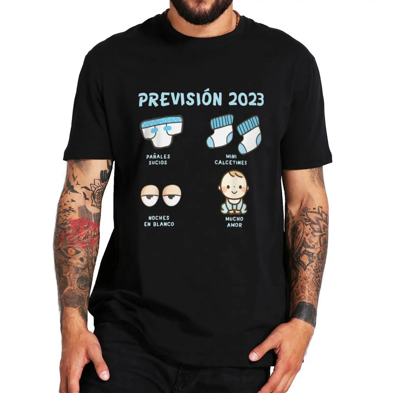 Dad Mom 2023 T Shirt Funny SpanishTexts Father Mother Gift Short Sleeve EU Size 100% Cotton Unisex Casual Oversized Soft Tee Top
Dad Mom 2023 T Shirt Funny SpanishTexts Father Mother Gift Short Sleeve EU Size 100% Cotton Unisex Casual Oversized Soft Tee Top