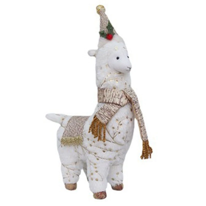 Рождественские украшения для дома, милая кукла-альпака, стоячая игрушка, украшения для рождественской елки, рождественские подарки
Рождественские украшения для дома, милая кукла-альпака, стоячая игрушка, украшения для рождественской елки, рождественские подарки