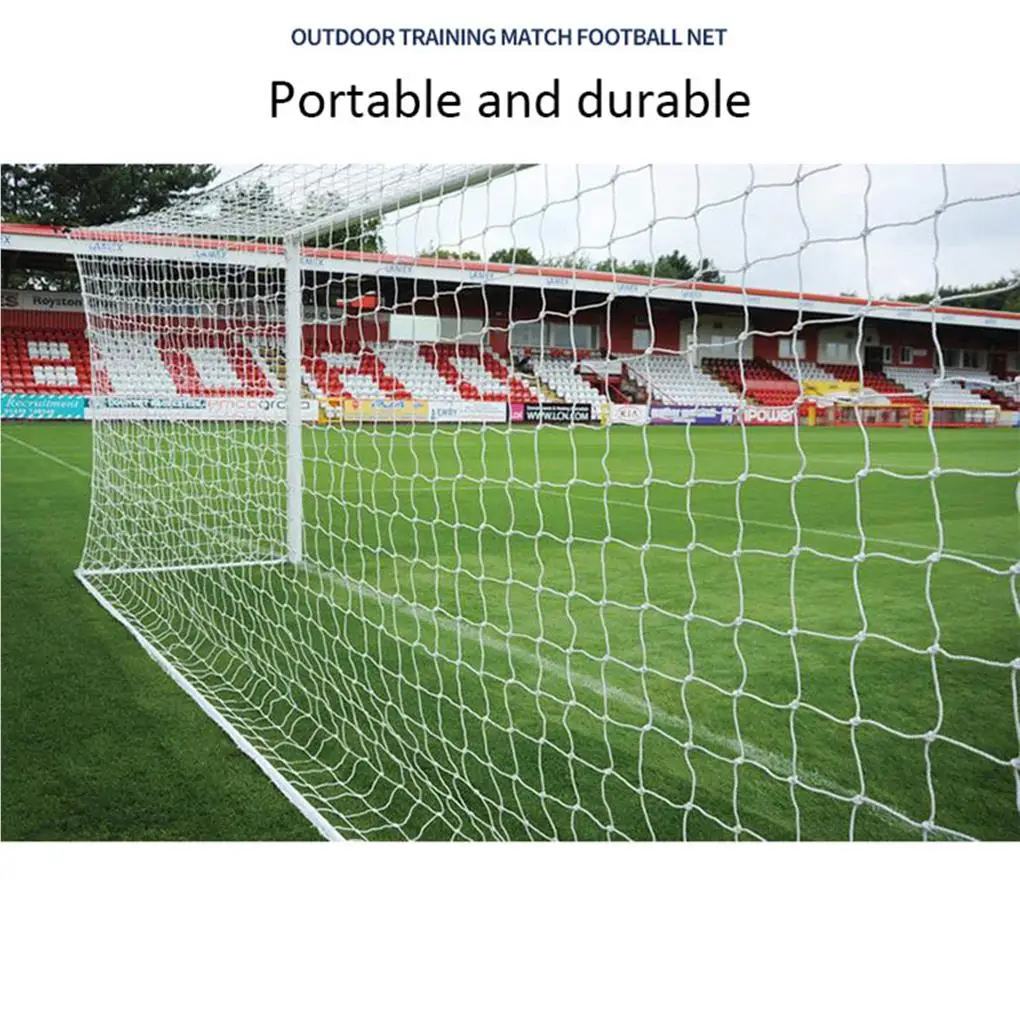 

Soccer Goal Net Outdoor Ground Football Door Netting Reusable Professional Practice Accessory Flexible 3 2x1 5x2 1m