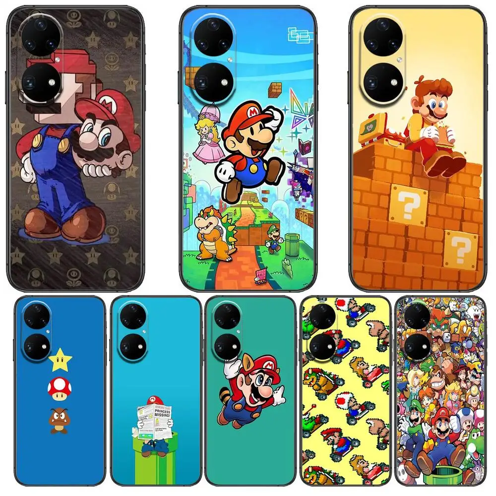 Super Mario cartoon Phone Case For Huawei p50 P40 p30 P20 10 9 8 Lite E Pro Plus Black Etui Coque Painting Hoesjes comic fas
Super Mario cartoon Phone Case For Huawei p50 P40 p30 P20 10 9 8 Lite E Pro Plus Black Etui Coque Painting Hoesjes comic fas
