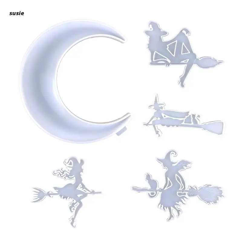 X7YA Wall Decor Charms Jewelry Mold Pendant Decoration Moon Witch Broom Mirror Mold
X7YA Wall Decor Charms Jewelry Mold Pendant Decoration Moon Witch Broom Mirror Mold