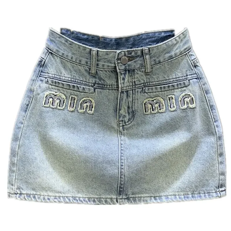 2023 Summer Vintage Mini Denim Belted Design A-line Jeans Skirts Casual Loose High Waist Short Skirt Korean Fashion Clothing
2023 Summer Vintage Mini Denim Belted Design A-line Jeans Skirts Casual Loose High Waist Short Skirt Korean Fashion Clothing