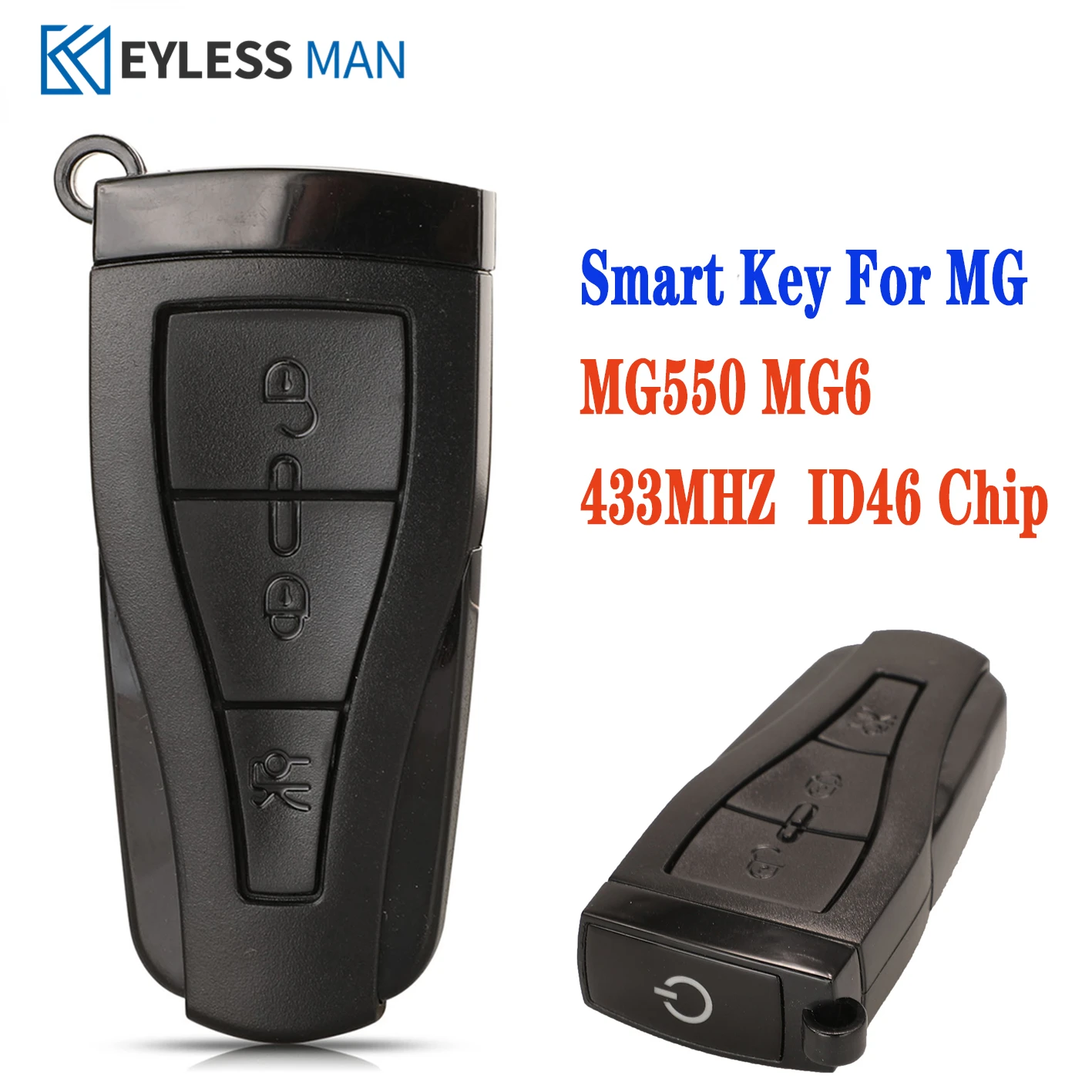 3 Buttons Replacement Smart Remote Car Key Fob for Morris Garages MG MG550 MG6 2006-2014 434MHZ with ID46 Chip PCF7941
3 Buttons Replacement Smart Remote Car Key Fob for Morris Garages MG MG550 MG6 2006-2014 434MHZ with ID46 Chip PCF7941