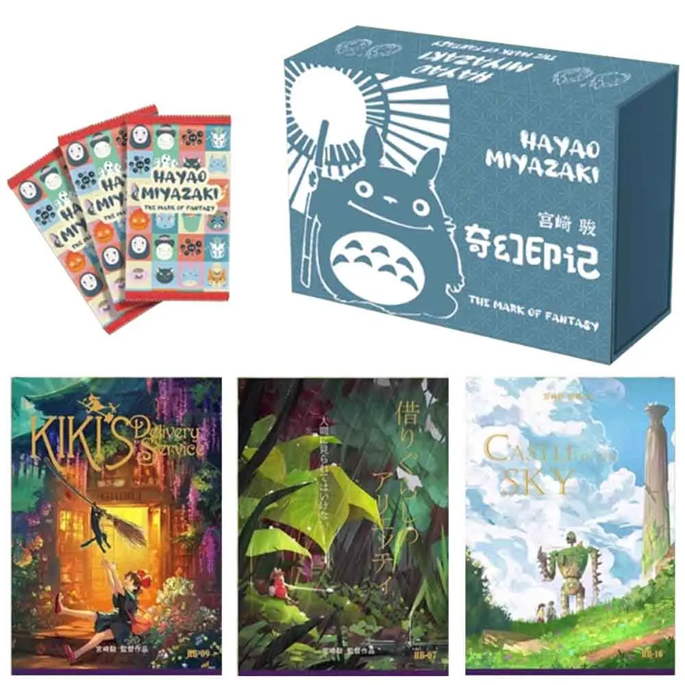 Карточка Hayao Miyazaki, фантазийный принт, серия фильмов, карточка с изображением замка в небе, моя соседь, Тоторо, серия, карточка для коллекционирования 
Карточка Hayao Miyazaki, фантазийный принт, серия фильмов, карточка с изображением замка в небе, моя соседь, Тоторо, серия, карточка для коллекционирования