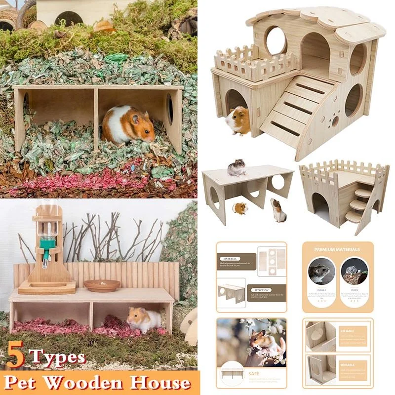 Hamster Swing SeesawSmall Nest Solid Wood Small House Hamster Sleeping Nest Golden Silk Bear Small Villa ToySupplies
Hamster Swing SeesawSmall Nest Solid Wood Small House Hamster Sleeping Nest Golden Silk Bear Small Villa ToySupplies