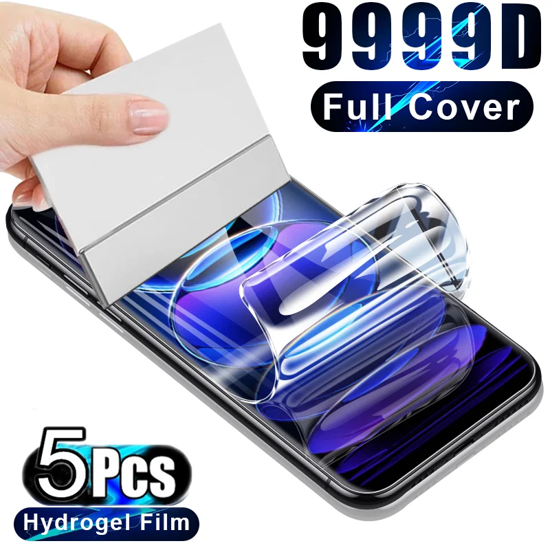 5Pcs Hydrogel Film For Xiaomi Mi 12T 11T 11 10T 10 9T Pro Ultra Note 10 Pro Lite Screen Protector For Mi 8 11 Lite 4G 5G Film
5Pcs Hydrogel Film For Xiaomi Mi 12T 11T 11 10T 10 9T Pro Ultra Note 10 Pro Lite Screen Protector For Mi 8 11 Lite 4G 5G Film