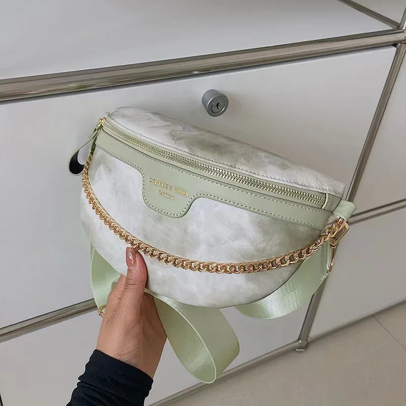 Gradient Ramp Waist Bag Women Wide Strap Shoulder Crossbody Bag Fashion Chain Waist Bags Large Capacity Fanny Packs Chest Bags
Gradient Ramp Waist Bag Women Wide Strap Shoulder Crossbody Bag Fashion Chain Waist Bags Large Capacity Fanny Packs Chest Bags