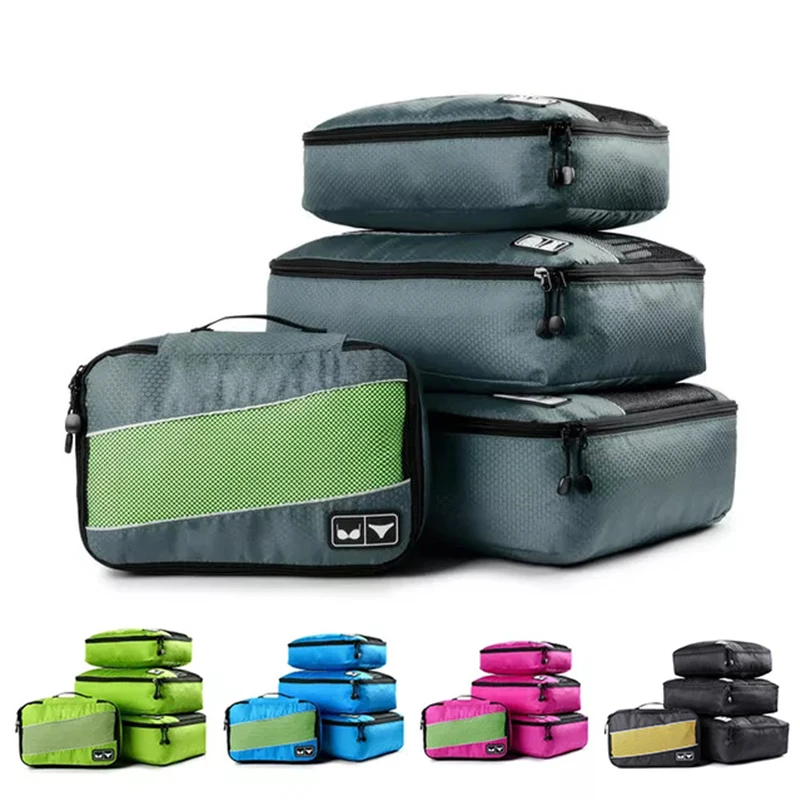 4 Piece Set Travel Storage Bag Set Clothes Sorting Storage Bag Fashion Cube Mesh Nylon Packing Tote Bag Men Women Luggage Bag
4 Piece Set Travel Storage Bag Set Clothes Sorting Storage Bag Fashion Cube Mesh Nylon Packing Tote Bag Men Women Luggage Bag