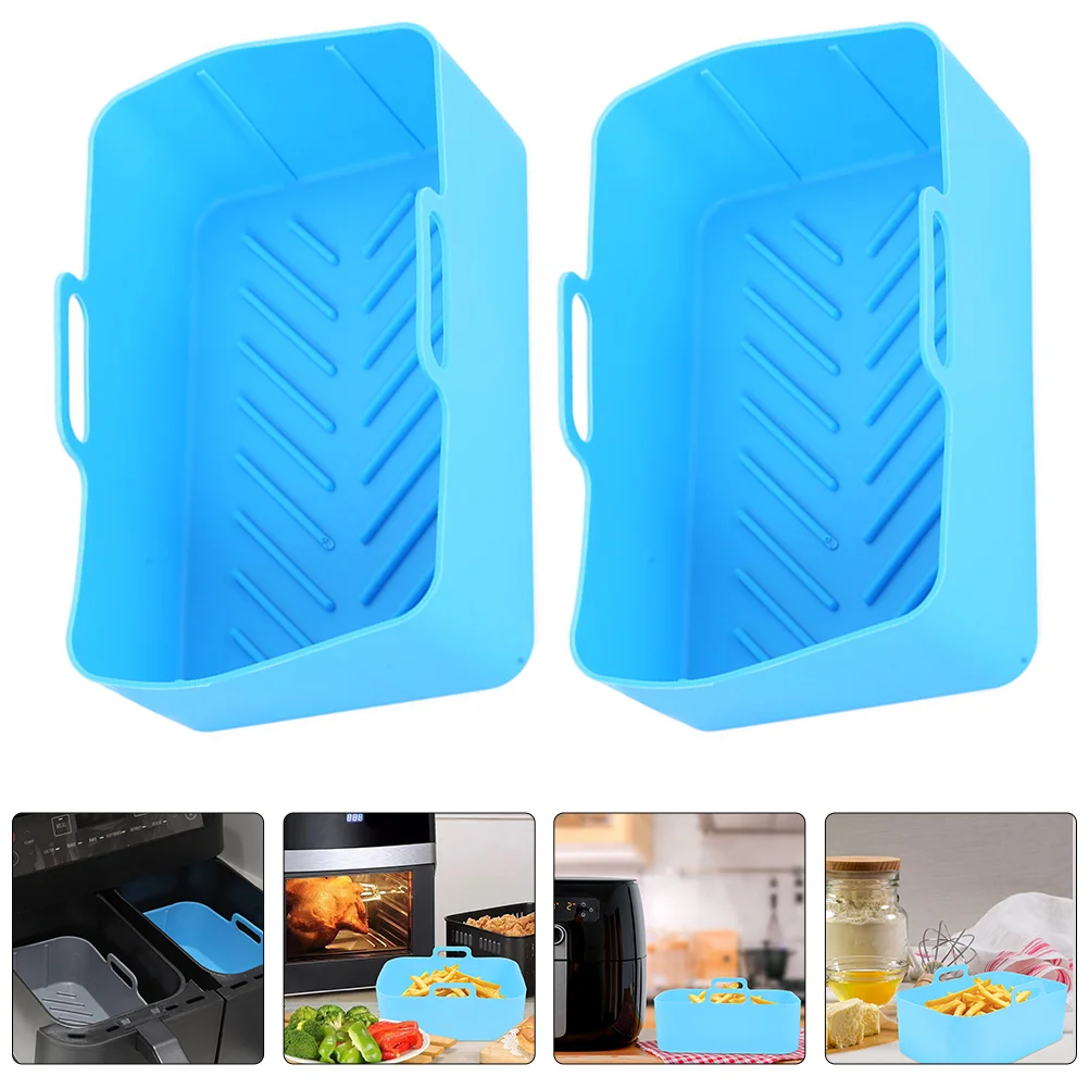 2Pcs Silicone Liner With Handle Air Fryer Mats, Liners Air Fryer Mat for Pizza Oven Bread
2Pcs Silicone Liner With Handle Air Fryer Mats, Liners Air Fryer Mat for Pizza Oven Bread