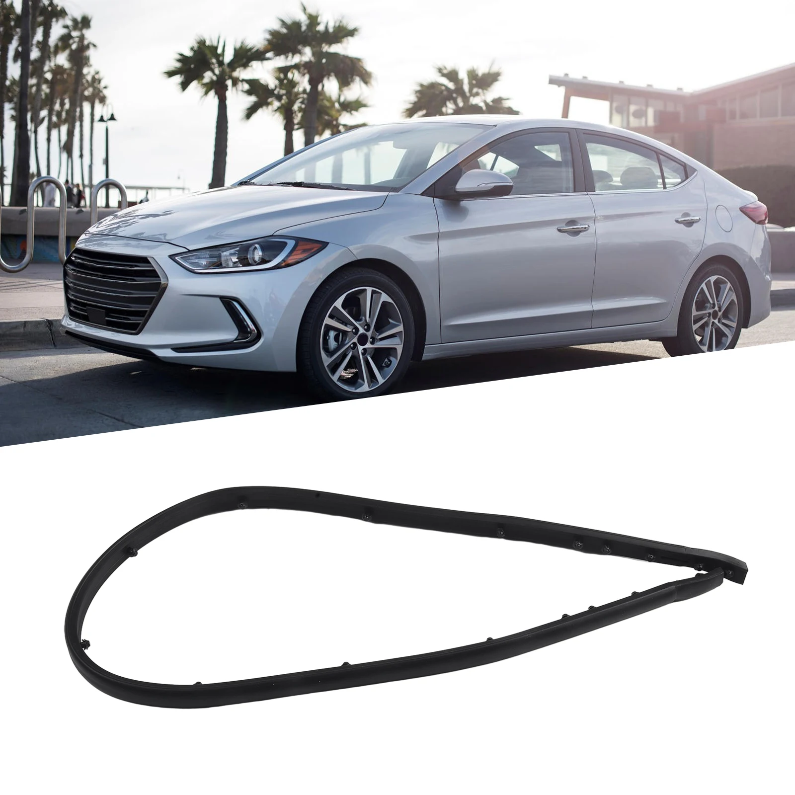 86357F2000 Seal Strip 2017-2018 Direct Replacement For Hyundai Elantra Sedan Front Rubber Trim Car Accessories
86357F2000 Seal Strip 2017-2018 Direct Replacement For Hyundai Elantra Sedan Front Rubber Trim Car Accessories