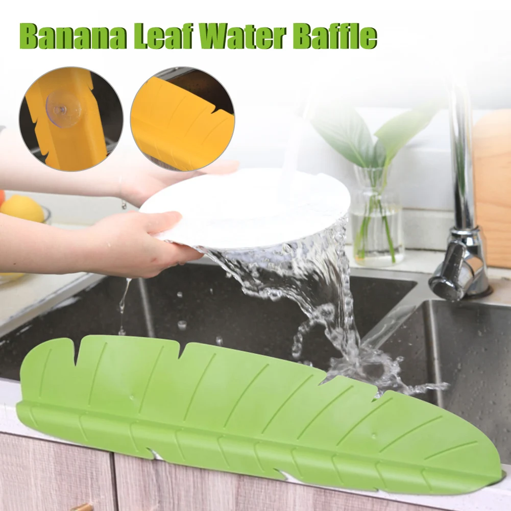 Banana Leaf Kitchen Splash Cover Dishwashing Baffle With Viscose Fiber Splash Baffle For Kitchen And Bathroom Sink 49*6*11cm
Banana Leaf Kitchen Splash Cover Dishwashing Baffle With Viscose Fiber Splash Baffle For Kitchen And Bathroom Sink 49*6*11cm