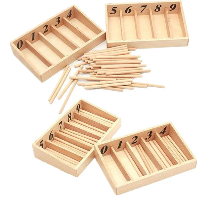 Montessori Educational Wooden Toys For Children Spindle Box With 45 Spindles Mathematics Learning And Spindle Rod Family Version
Montessori Educational Wooden Toys For Children Spindle Box With 45 Spindles Mathematics Learning And Spindle Rod Family Version
