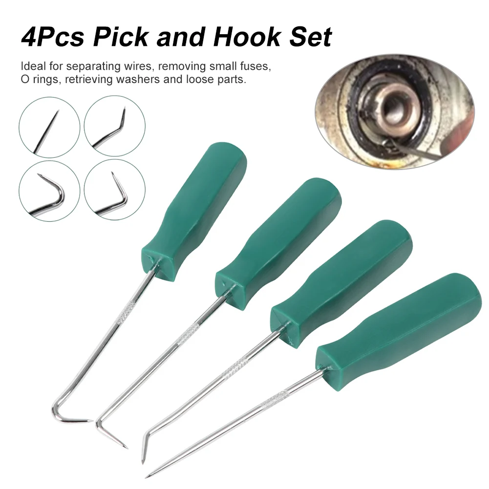 UYANGG 4Pcs Oil Seal Screwdrivers Set Car Auto Vehicle Pick Hooks For Garages General-Plumbers Mechanics Workshop Car Tool 140mm
UYANGG 4Pcs Oil Seal Screwdrivers Set Car Auto Vehicle Pick Hooks For Garages General-Plumbers Mechanics Workshop Car Tool 140mm