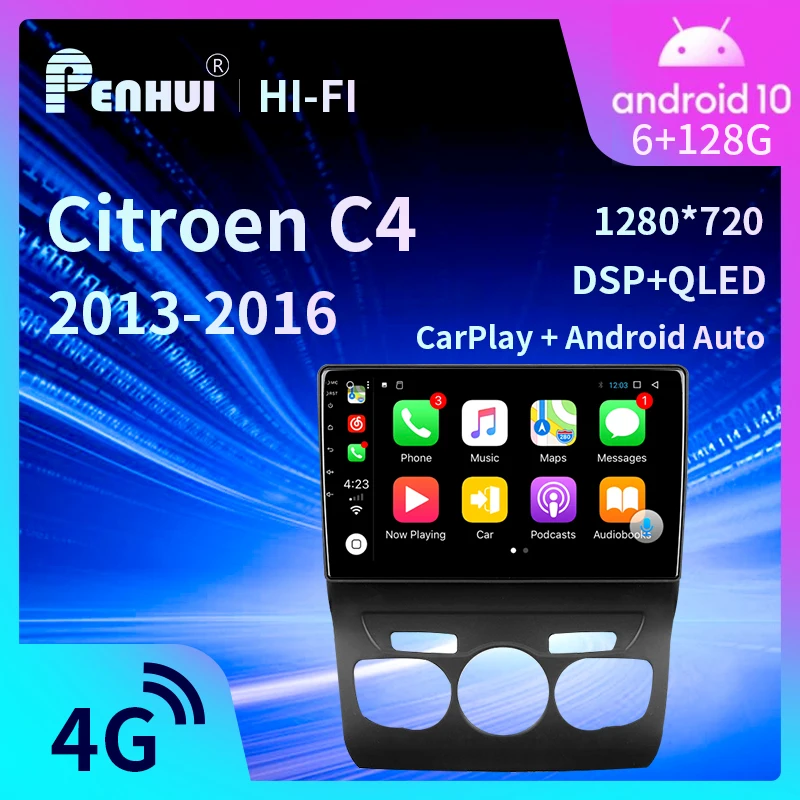 Car DVD For Citroen C4 2013-2016 Car Radio Multimedia Video Player Navigation GPS Android 10.0 Double DIn
Car DVD For Citroen C4 2013-2016 Car Radio Multimedia Video Player Navigation GPS Android 10.0 Double DIn
