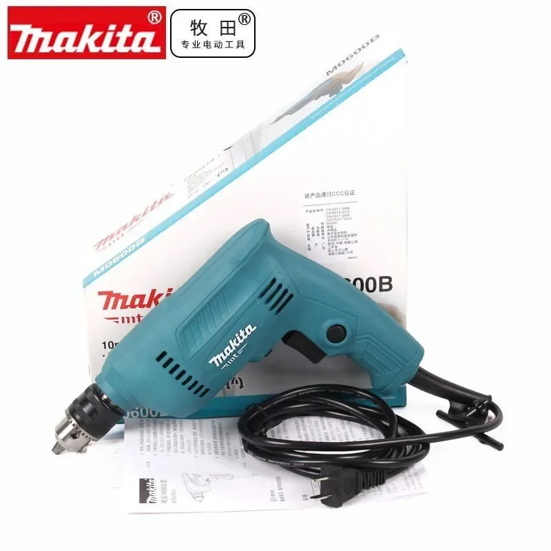 

Makita M0600B 10MM Hand Drill 350W RPM 3000 Multifunctional Self-Locking Chuck Stepless Variable Speed Handheld Home Power Tools