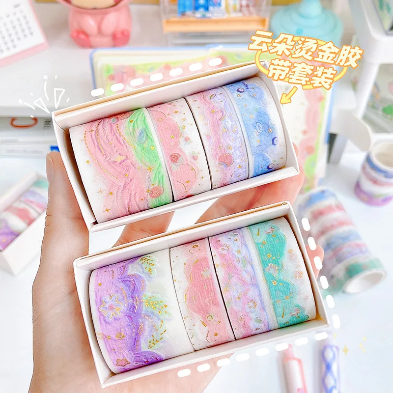 4 рулона/коробка, декоративная лента
4 рулона/коробка, декоративная лента