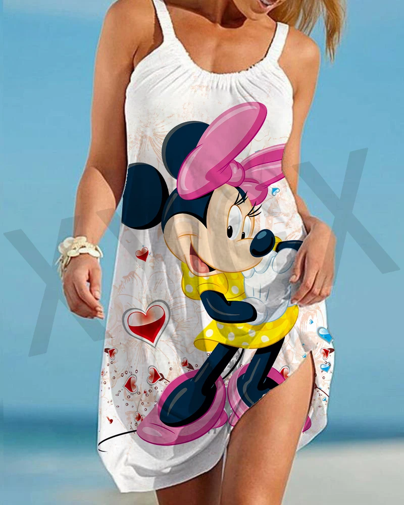 2022 New Disney High Quality Dress with Mickey Minnie Pattern Top Seaside Travel Beach Skirt Camisole Stretch Suspender Sexy Hot
2022 New Disney High Quality Dress with Mickey Minnie Pattern Top Seaside Travel Beach Skirt Camisole Stretch Suspender Sexy Hot