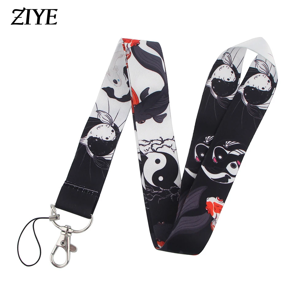 Tai Chi Bagua Koi Lanyards Keychains Good Luck Originality Keys Straps Phone Hang Rope Neckband Keyrings Jewelry Gifts Wholesale
Tai Chi Bagua Koi Lanyards Keychains Good Luck Originality Keys Straps Phone Hang Rope Neckband Keyrings Jewelry Gifts Wholesale