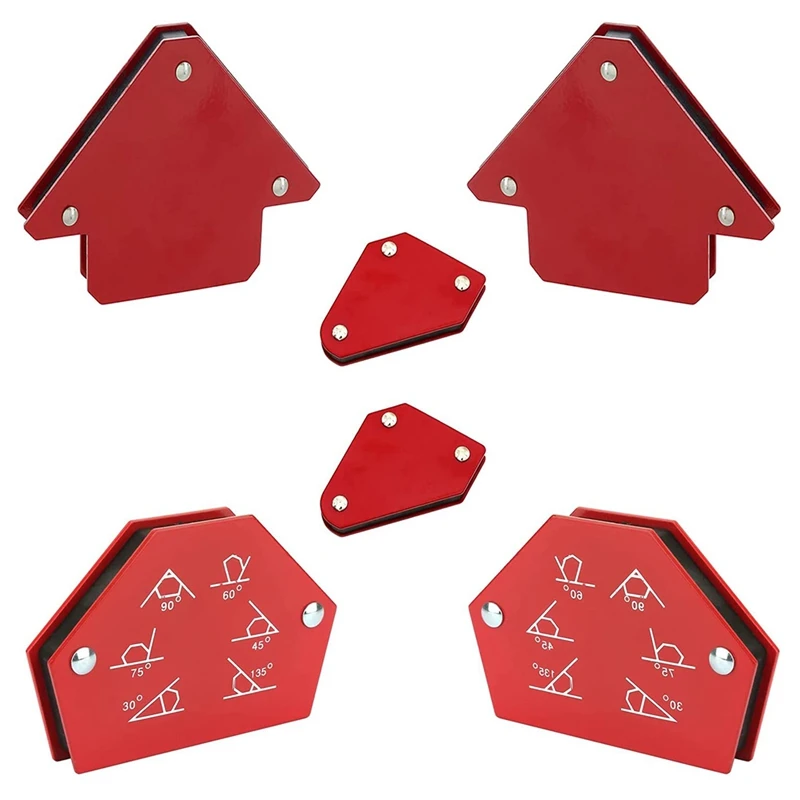 6 Pcs Welding Magnetic Tool,Welding Holder Angle Corner Holder Fixed Without Switch Triangle Welding Positioner
6 Pcs Welding Magnetic Tool,Welding Holder Angle Corner Holder Fixed Without Switch Triangle Welding Positioner