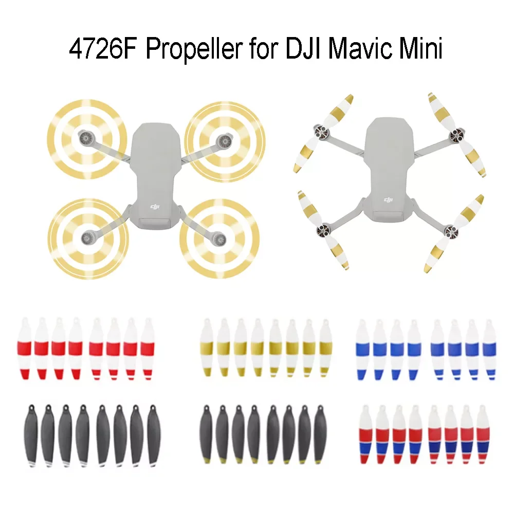 4726F Quick Release Propeller Drones Blades Low Noise Propellers for DJI Mavic Mini RC Drone Replacement Accessory
4726F Quick Release Propeller Drones Blades Low Noise Propellers for DJI Mavic Mini RC Drone Replacement Accessory