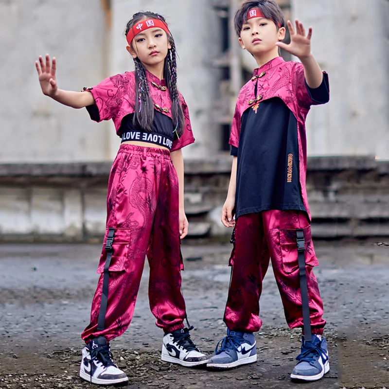 2022 Chinese Style Jazz Dance Costumes For Kids Modern Dance Rave Clothes Boys Girls Hip Hop Clothing Performance Wear DN11984
2022 Chinese Style Jazz Dance Costumes For Kids Modern Dance Rave Clothes Boys Girls Hip Hop Clothing Performance Wear DN11984