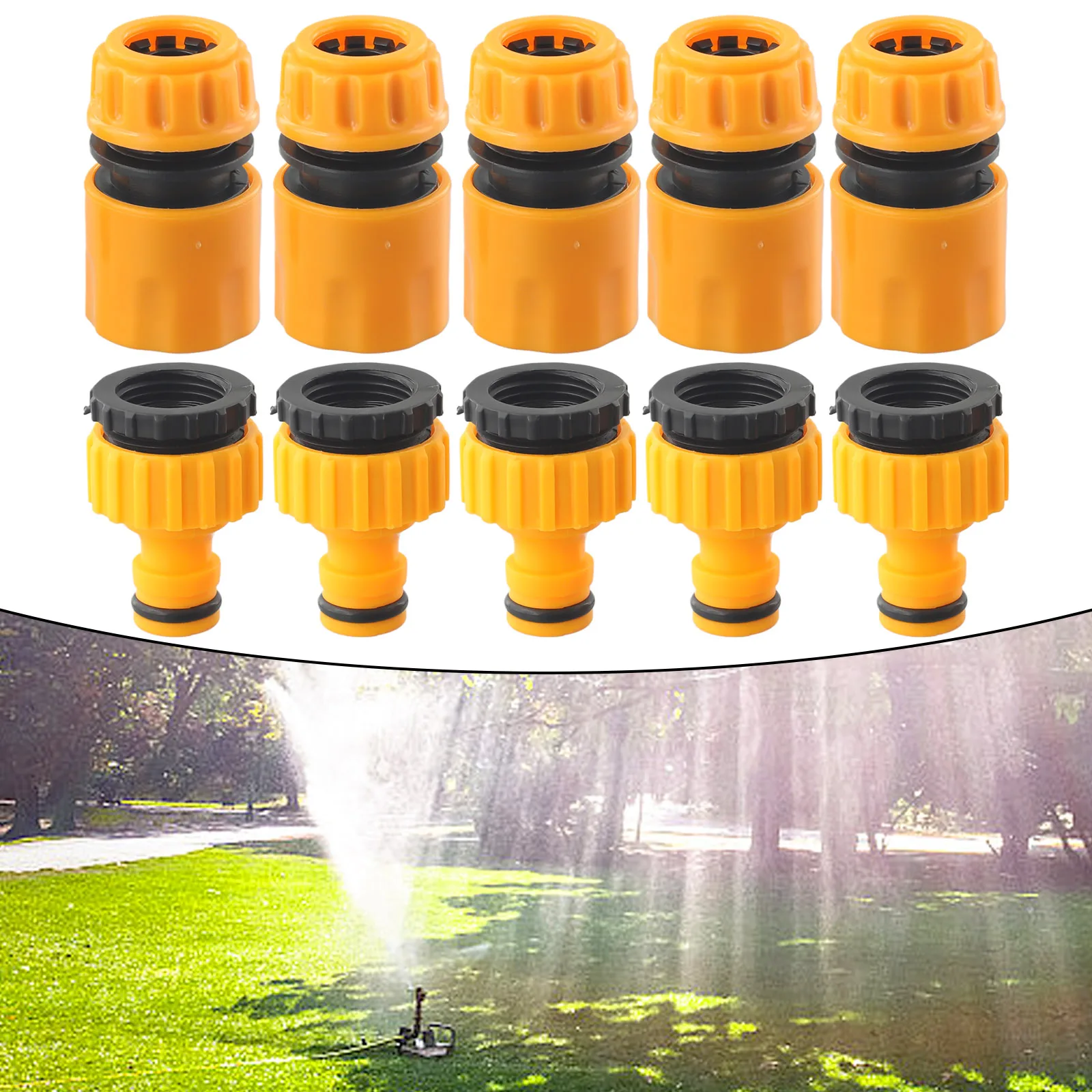 10pcs 3/4 & 1/2 Inch Graden Hose Water Tap Threaded Connector Faucet Adapter For Gardening Irrigation Washing Car
10pcs 3/4 & 1/2 Inch Graden Hose Water Tap Threaded Connector Faucet Adapter For Gardening Irrigation Washing Car