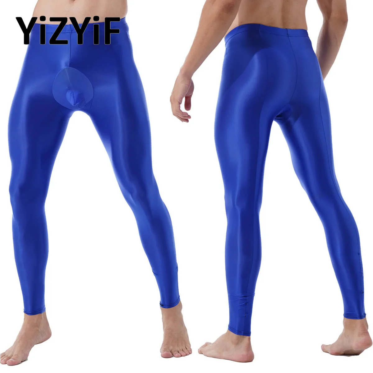 Mens Glossy Bulge Pouch Pants Sexy Elastic Oily Shiny Tights Stretchy Leggings Training Fitness Trousers Pole Dance Clubwear
Mens Glossy Bulge Pouch Pants Sexy Elastic Oily Shiny Tights Stretchy Leggings Training Fitness Trousers Pole Dance Clubwear