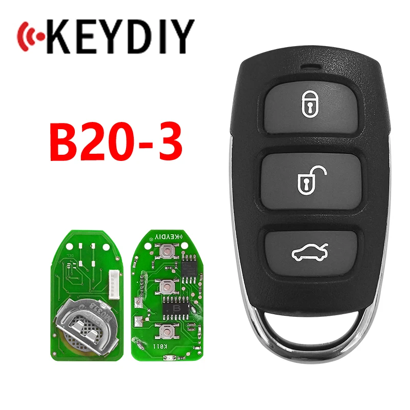 KEYDIY B Series B20-3 3 Button Universal KD Remote Key for URG200/KD900/KD200/KD-X2/Mini KD Key Programmer
KEYDIY B Series B20-3 3 Button Universal KD Remote Key for URG200/KD900/KD200/KD-X2/Mini KD Key Programmer