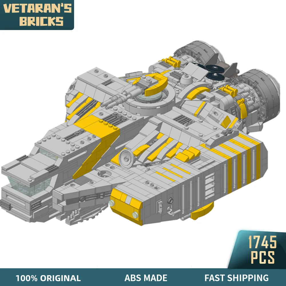 MOC XS Stock Light Freighter Sapce Shuttle Star Ship Wars Troop Carrier Construct Bricks Children Toys for Boys Building Blocks
MOC XS Stock Light Freighter Sapce Shuttle Star Ship Wars Troop Carrier Construct Bricks Children Toys for Boys Building Blocks