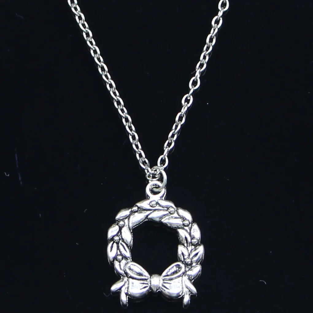 20pcs New Fashion Necklace 25x19mm Olive Wreath Pendants Short Long Women Men Colar Gift Jewelry Choker
20pcs New Fashion Necklace 25x19mm Olive Wreath Pendants Short Long Women Men Colar Gift Jewelry Choker