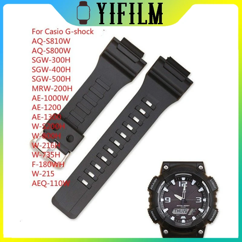 Ремешок для часов из ПУ для Casio G Shock AQS810W AQS800W W735H AEQ110W W-800H W-200H 216H MRW-200H, Сменные аксессуары для часов
Ремешок для часов из ПУ для Casio G Shock AQS810W AQS800W W735H AEQ110W W-800H W-200H 216H MRW-200H, Сменные аксессуары для часов