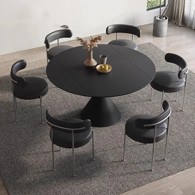 Round Extendable Dining Table Modern Wall Console Mobile Table Living Room Balcony Nordic Silla De Escritorio Furniture DWH
Round Extendable Dining Table Modern Wall Console Mobile Table Living Room Balcony Nordic Silla De Escritorio Furniture DWH