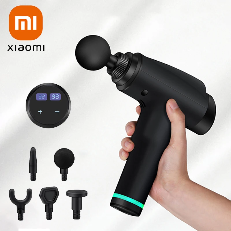 

Массажный пистолет Xiaomi для глубоких тканей, портативный массажер для мышц лица, массажный инструмент для снятия боли в спине, шее, теле