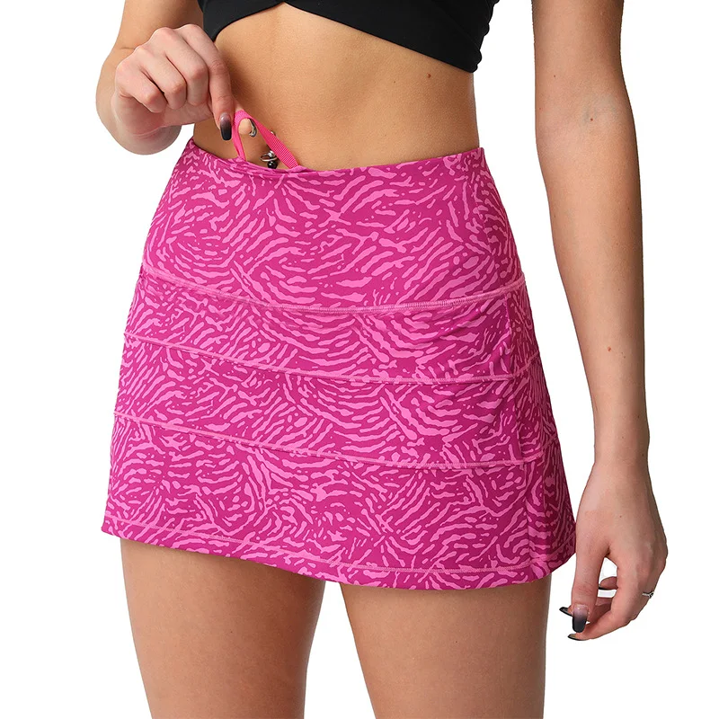 

High Waisted Pleated Tennis Skirt for Women with Pockets Built-in Shorts Golf Athletic Running Skirts Skorts Free Ship