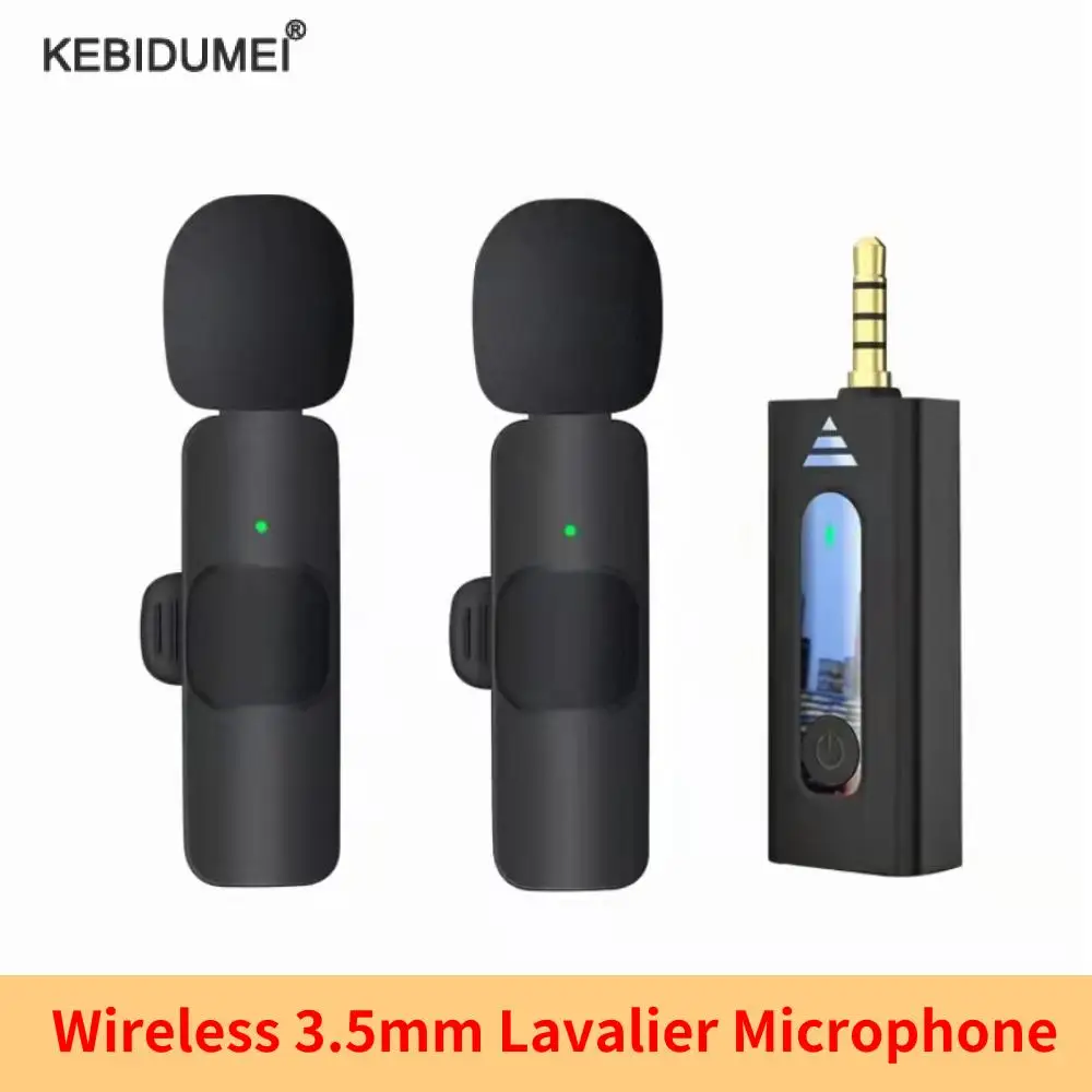 Wireless 3.5mm Lavalier Microphone Omnidirectional Condenser Mic for Camera Speaker Smartphone Recording Lapel Mic for Youtube
Wireless 3.5mm Lavalier Microphone Omnidirectional Condenser Mic for Camera Speaker Smartphone Recording Lapel Mic for Youtube