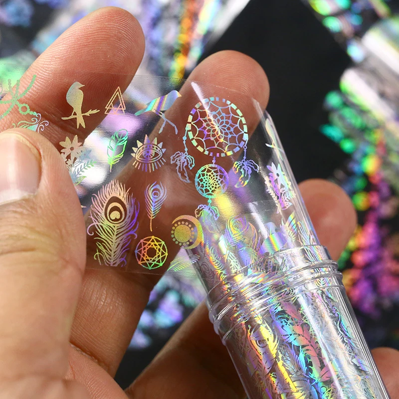 Holographic Laser Nail Foil Cute Animal Geometric Manicure Nail Art Transfer Sticker Nail Decoration 3D Girls Laser Nail Wraps
Holographic Laser Nail Foil Cute Animal Geometric Manicure Nail Art Transfer Sticker Nail Decoration 3D Girls Laser Nail Wraps