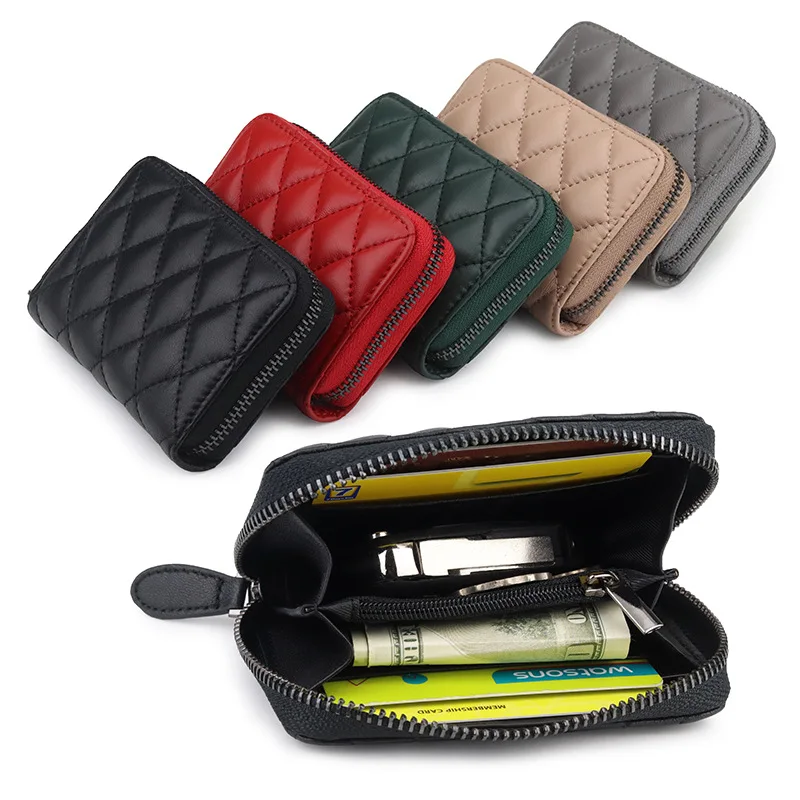 Zipper Card Holder Unisex Wallet Genuine Leather Business Card Holder Zipper Card Protect Case ID Bank Card Holders Purse
Zipper Card Holder Unisex Wallet Genuine Leather Business Card Holder Zipper Card Protect Case ID Bank Card Holders Purse