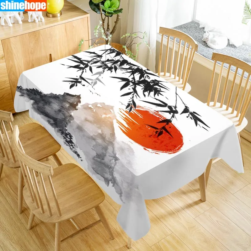 New Arrival Custom Ink Painting Table Cloth Waterproof Oxford Fabric Rectangular Tablecloth Home Party Tablecloth
New Arrival Custom Ink Painting Table Cloth Waterproof Oxford Fabric Rectangular Tablecloth Home Party Tablecloth