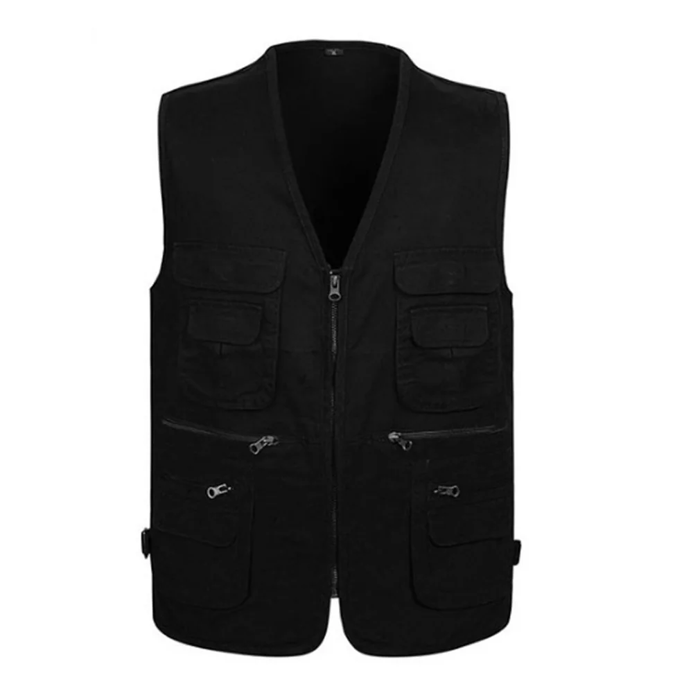 Male Multi Pocket Camera Outdoor Travelers Fishing Working Photography Vest Polyester+Nylon Vest Men's Vests Solid Color Winter
Male Multi Pocket Camera Outdoor Travelers Fishing Working Photography Vest Polyester+Nylon Vest Men's Vests Solid Color Winter