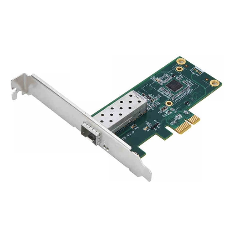 PCI-E Server Network Card Gigabit Fiber Optic Network Card I210 Chip Diskless ESXI Supports Single-Mode Multi-Mode
PCI-E Server Network Card Gigabit Fiber Optic Network Card I210 Chip Diskless ESXI Supports Single-Mode Multi-Mode
